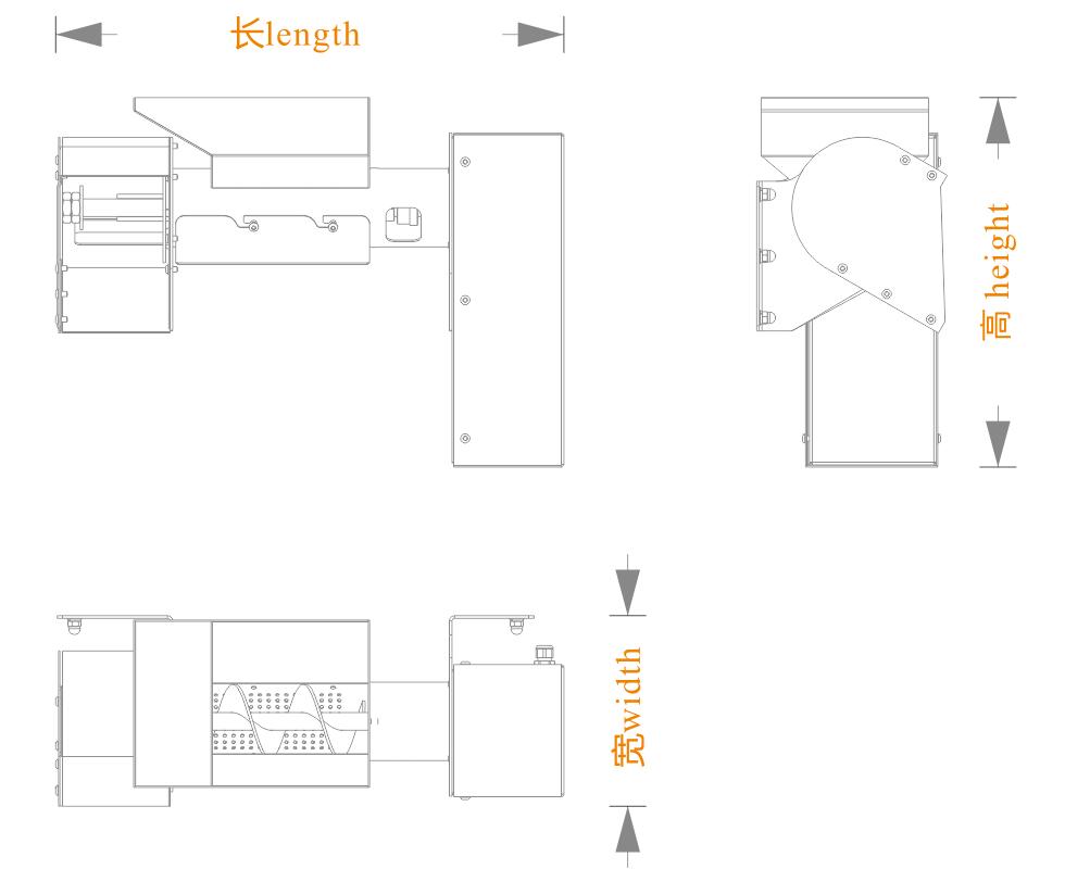 320蛋殼破碎機(jī)（長寬高）尺寸圖